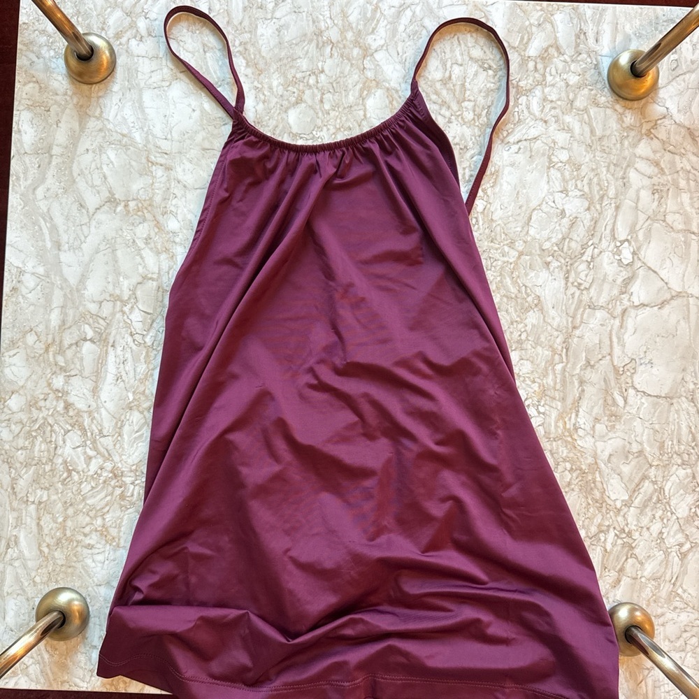 Free People satin open back halter top